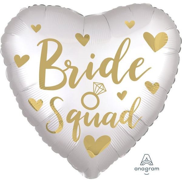 45CM XL SATIN BRIDE SQUAD S40